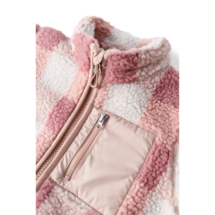 Nolan Pile Jacket - Mega Check / Rose blush - Liewood Nolan Pile Jacket - Mega Check / Rose blush - Liewood