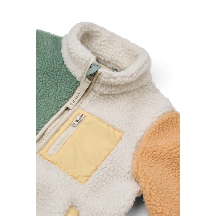 Nolan Pile Jacket - Peppermint multi mix - Liewood