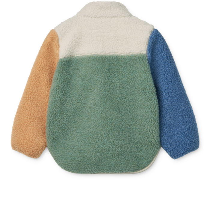 Nolan Pile Jacket - Peppermint multi mix - Liewood