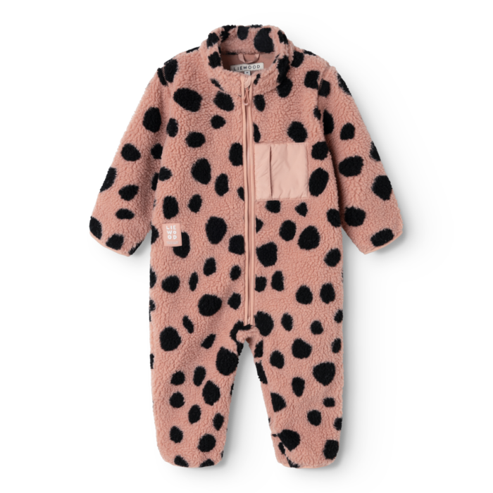 Nolano Pile Jumpsuit - Mega leo spot / Pale tuscany - Liewood
