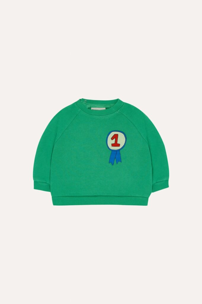 Number One Baby Sweatshirt - Green - The Campamento