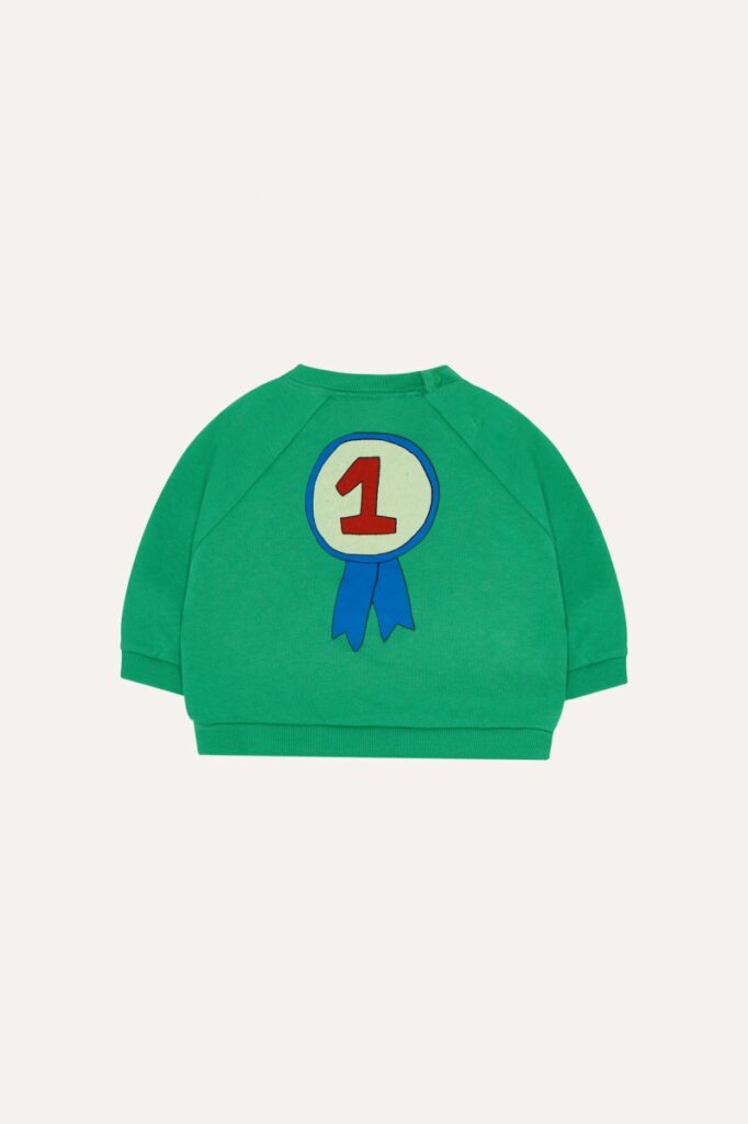 Number One Baby Sweatshirt - Green - The Campamento Number One Baby Sweatshirt - Green - The Campamento