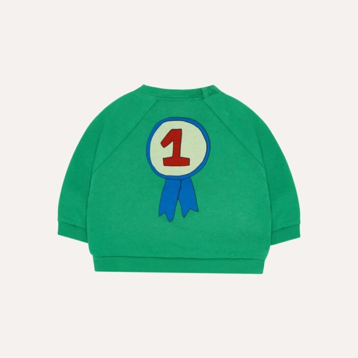 Number One Baby Sweatshirt - Green - The Campamento Number One Baby Sweatshirt - Green - The Campamento