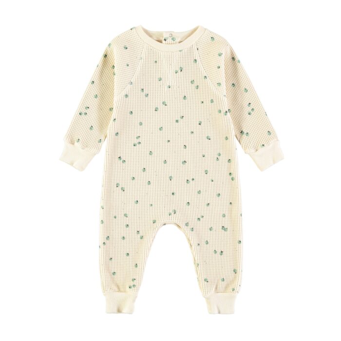 Onepiece Little Fruits Green - Babyclic Onepiece Little Fruits Green - Babyclic