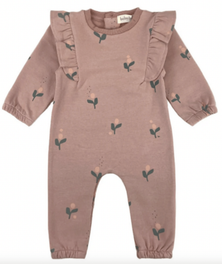 Onesie - Flor Vintage Pink - Babyclic