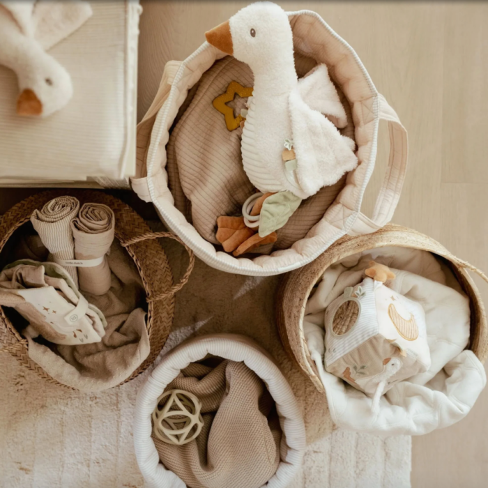Opbergmand Groot - Beige - Little Dutch
