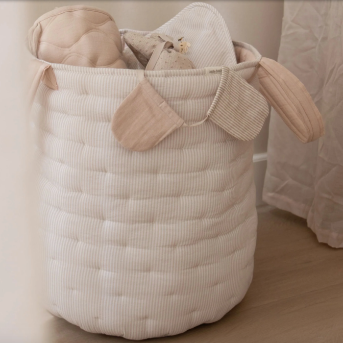 Opbergmand Groot - Beige - Little Dutch