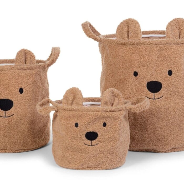 Opbergmand Teddy - 25x20 - Childhome Opbergmand Teddy - 25x20 - Childhome