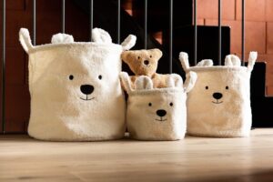 Opbergmand Teddy Ecru - 25x20 - Childhome