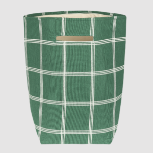 Opbergzak Vibes - Green White Grid - Nobodinoz