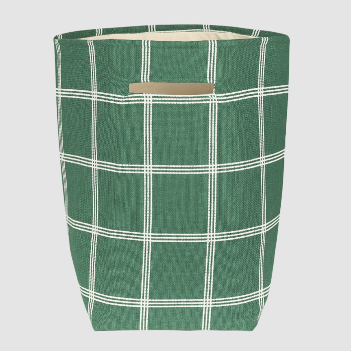 Opbergzak Vibes - Green White Grid - Nobodinoz