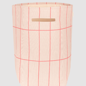 Opbergzak Vibes - Pink Red Grid - Nobodinoz