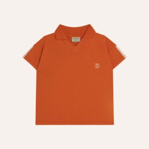 Orange Washed Kids Polo − The Campamento