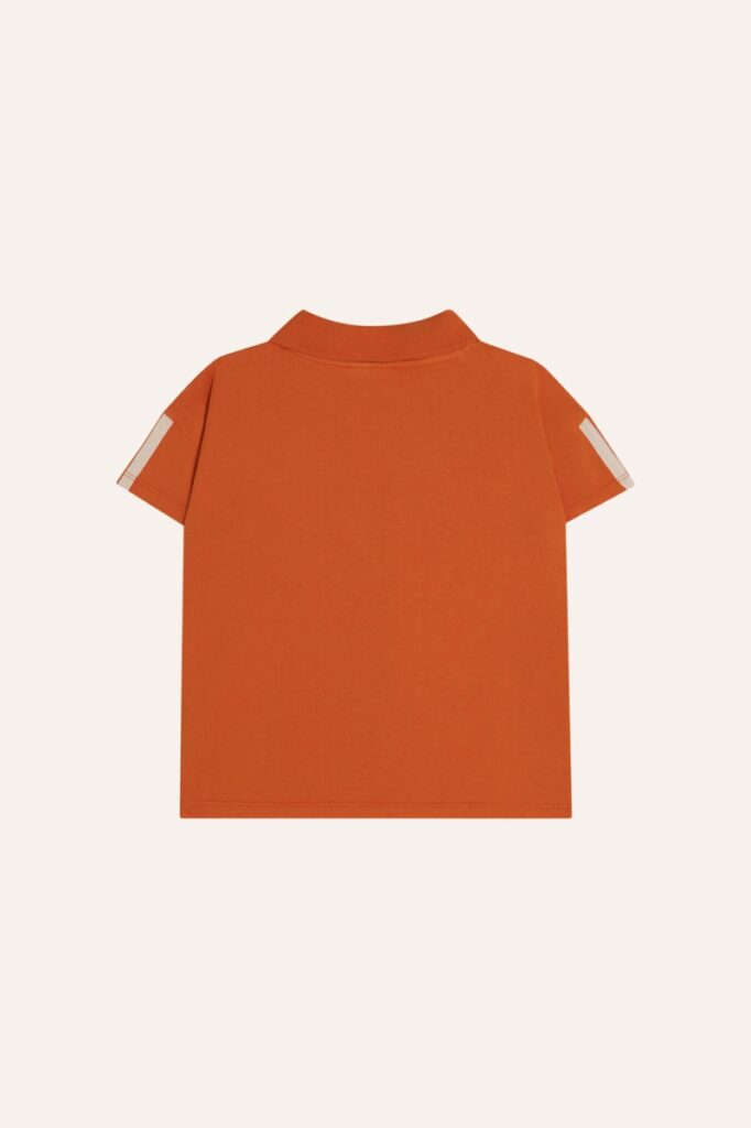 Orange Washed Kids Polo − The Campamento Orange Washed Kids Polo − The Campamento