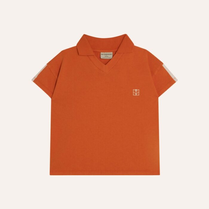 Orange Washed Kids Polo − The Campamento Orange Washed Kids Polo − The Campamento