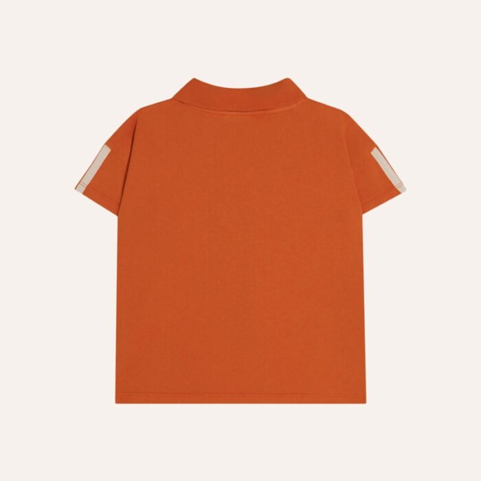 Orange Washed Kids Polo − The Campamento Orange Washed Kids Polo − The Campamento