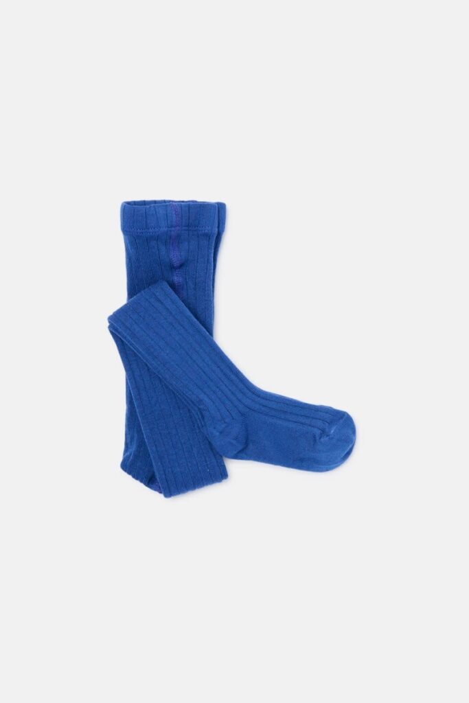 Organic Comfort Tights - Blue - My Little Cozmo
