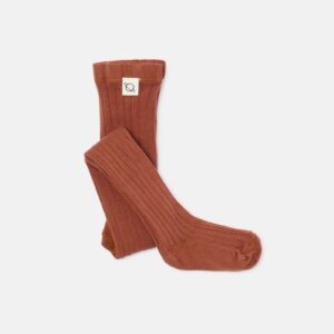 Organic Comfort Tights - Brown - My Little Cozmo
