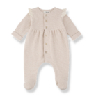 Orleans Girly Jumpsuit W/Feet - Nude - 1+ In The Family