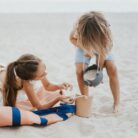 Outdoor Babymat & Opbergzak - Mokka Stripes - Play & Go