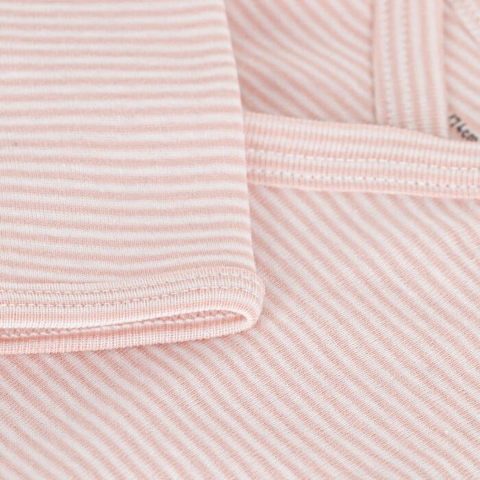 Overslagbody Streepjes - Blush - Petit Bateau
