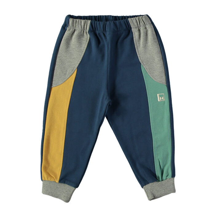 Pants - Liam Color Block Dark Blue - Babyclic Pants - Liam Color Block Dark Blue - Babyclic