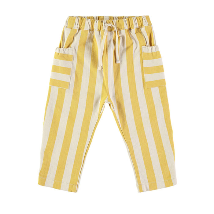 Pants - Stripes Lemon - Babyclic Pants - Stripes Lemon - Babyclic