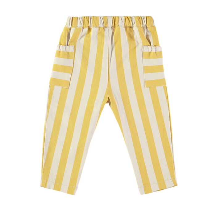 Pants - Stripes Lemon - Babyclic Pants - Stripes Lemon - Babyclic