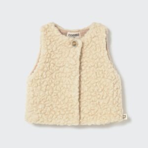 Parma Knit Vest - Ivory - My Little Cozmo