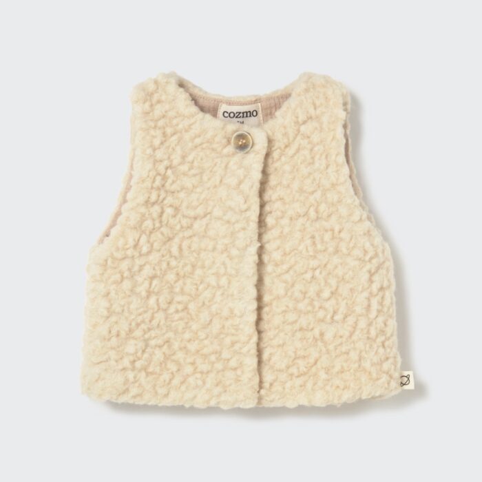 Parma Knit Vest - Ivory - My Little Cozmo Parma Knit Vest - Ivory - My Little Cozmo