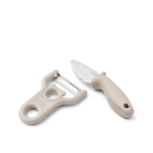 Pertense Peeler & Knife Set - Sandy - Liewood