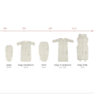 Peuterslaapzak >2,5J - Cotton Green Stripes - Puckababy