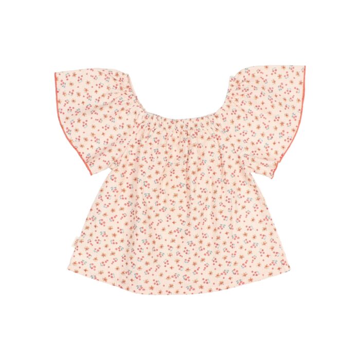 Picnic Blouse - Coral - Buho Picnic Blouse - Coral - Buho