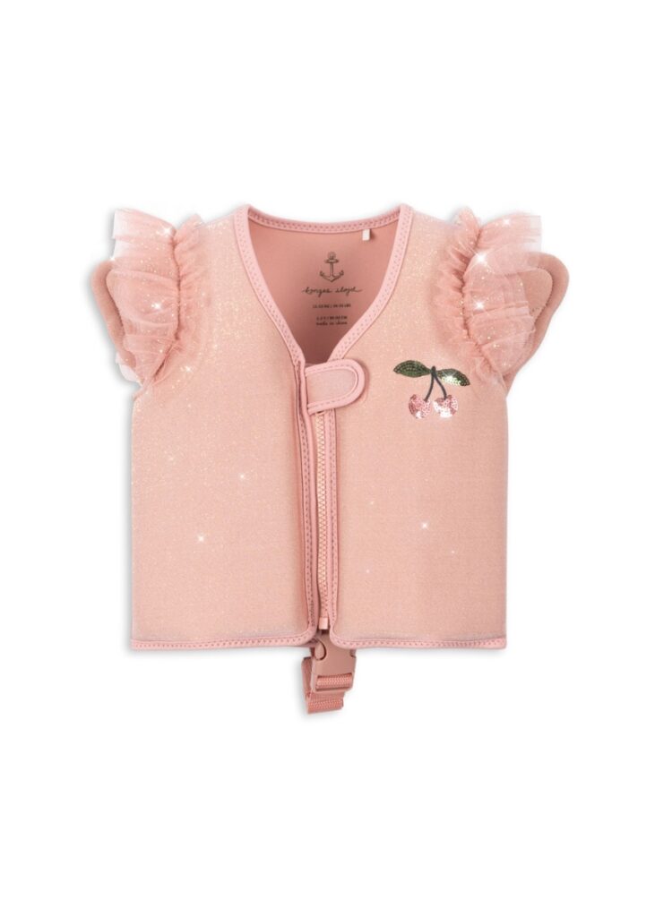 Piper Swim Vest - Powder Pink - Konges Slojd Piper Swim Vest - Powder Pink - Konges Slojd