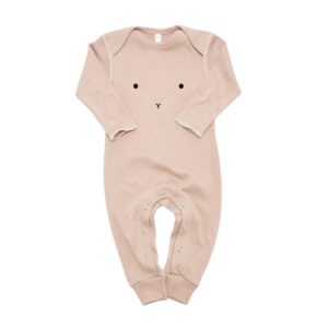 Playsuit Bunny - Rose - Organic Zoo