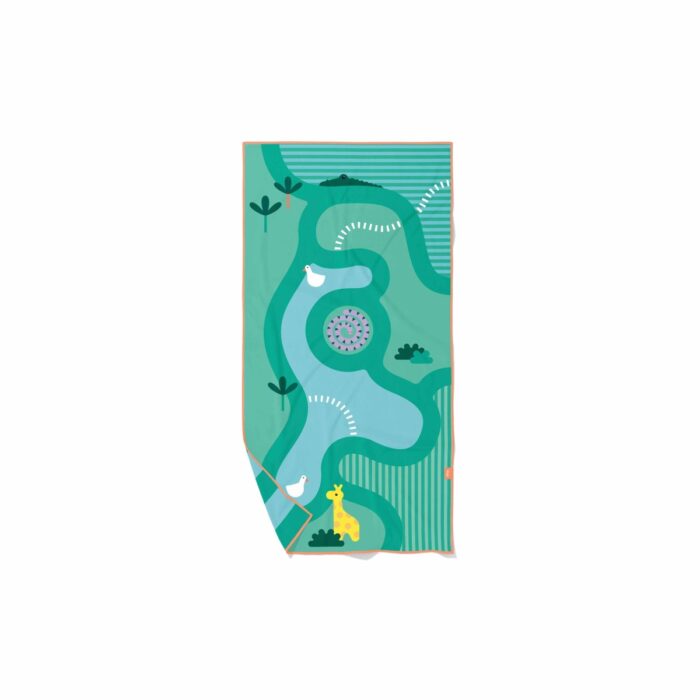 Playtowel M (140 X 70Cm) - Safari - Quut