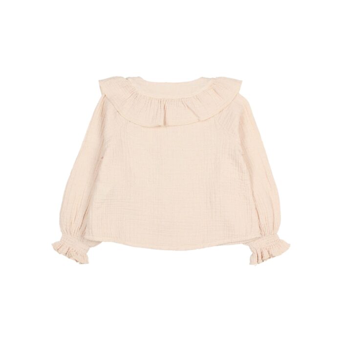 Plumeti Blouse - Cream Pink - Buho
