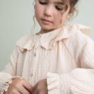 Plumeti Blouse - Cream Pink - Buho