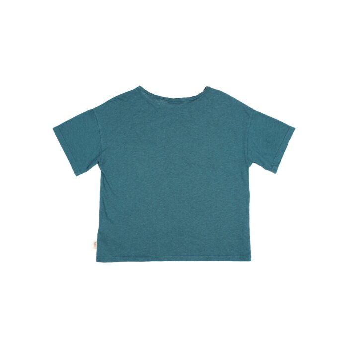 Pocket Linen T-Shirt - Green Lake - Buho