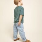 Pocket Linen T-Shirt - Green Lake - Buho