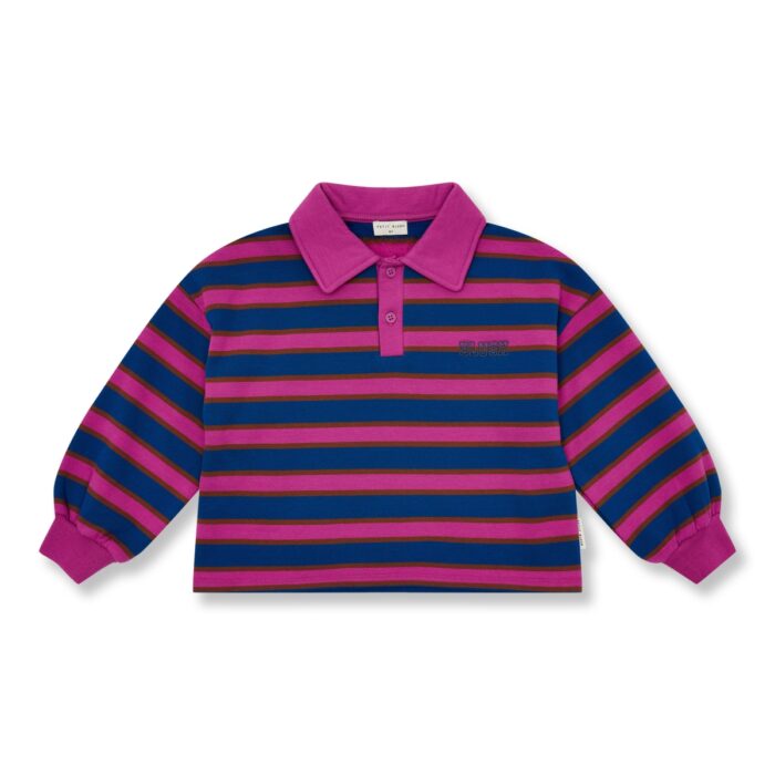 Polo Sweater - Stripe − Petit Blush
