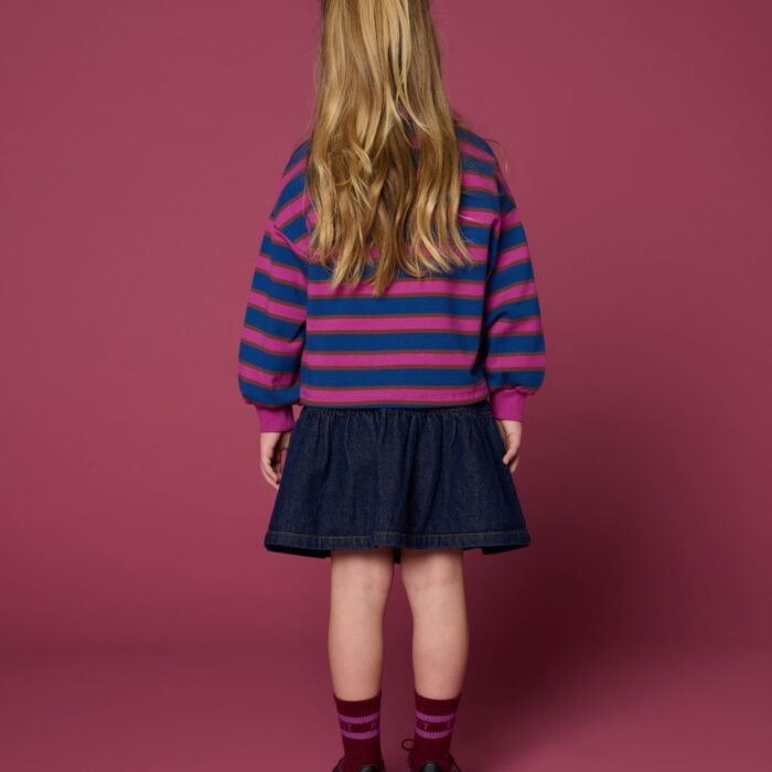 Polo Sweater - Stripe − Petit Blush