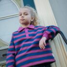 Polo Sweater - Stripe − Petit Blush