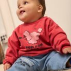 Pom pom dog baby denim pants - Blue - Weekend House Kids