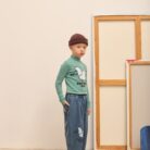 Pom pom dog denim pants - Blue - Weekend House Kids