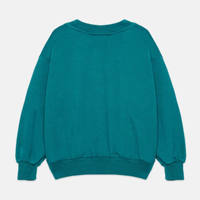 Pom pom dog sweatshirt - Green forest - Weekend House Kids Pom pom dog sweatshirt - Green forest - Weekend House Kids