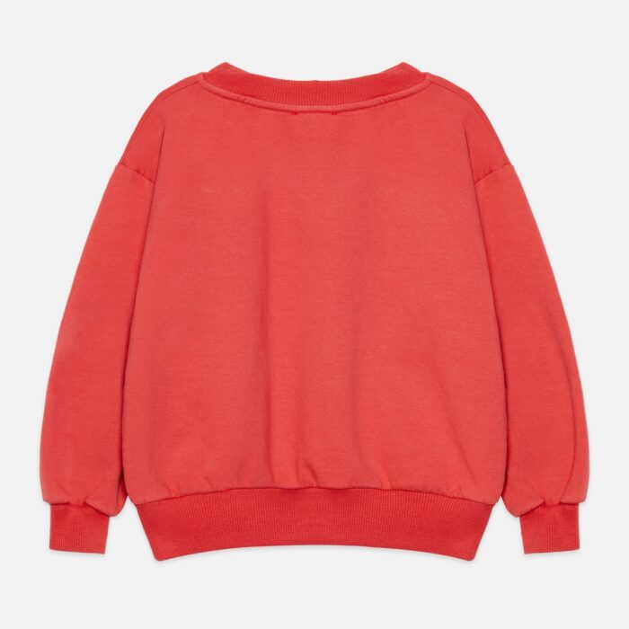 Pom pom dog sweatshirt - Red - Weekend House Kids Pom pom dog sweatshirt - Red - Weekend House Kids