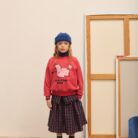 Pom pom dog sweatshirt - Red - Weekend House Kids