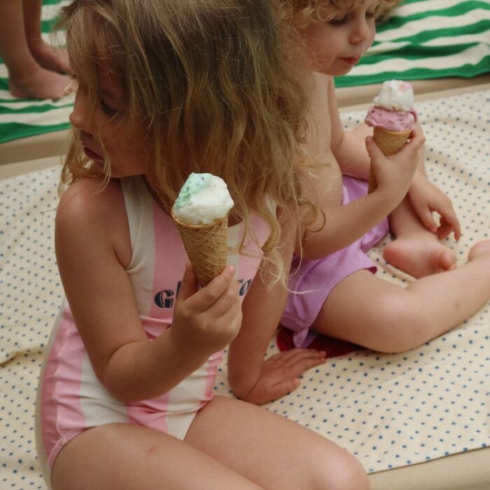 Pomia Swimsuit - Candy Rose Stripe - Konges Slojd Pomia Swimsuit - Candy Rose Stripe - Konges Slojd