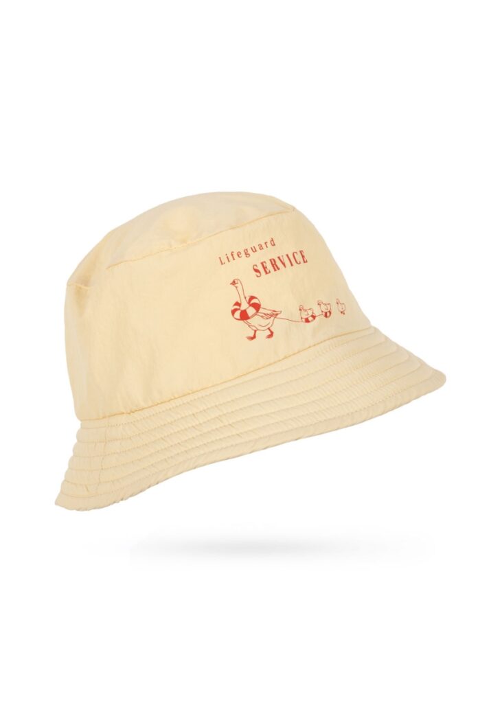 Pomio Bucket Hat - Banana Crepe - Konges Slojd Pomio Bucket Hat - Banana Crepe - Konges Slojd
